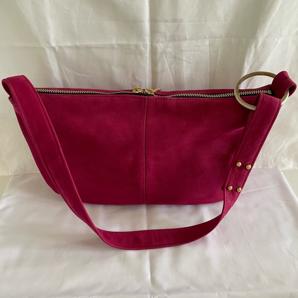 Opelle Roberta Sling in cerise leather